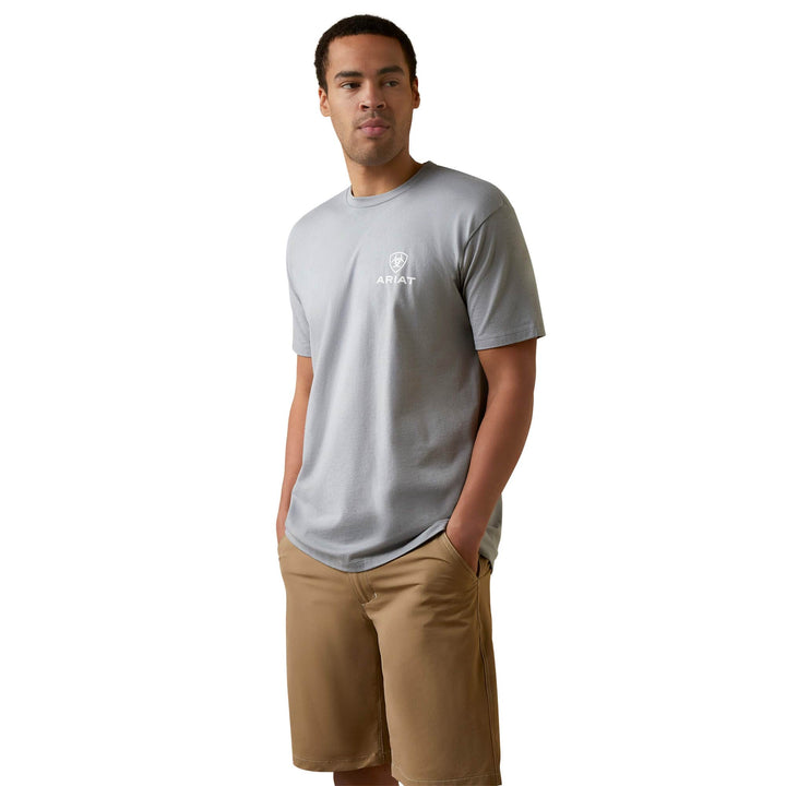 Ariat Offest Circle T-Shirt-Men's Shirts-Ariat-Whiskey Ray's Boutique, Women's Western Wear Boutique in Waxahachie, TX