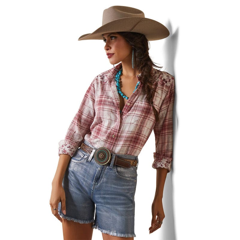 Ariat REAL Billie Jean Shirt-Long Sleeves-Ariat-Whiskey Ray's Boutique, Women's Western Wear Boutique in Waxahachie, TX