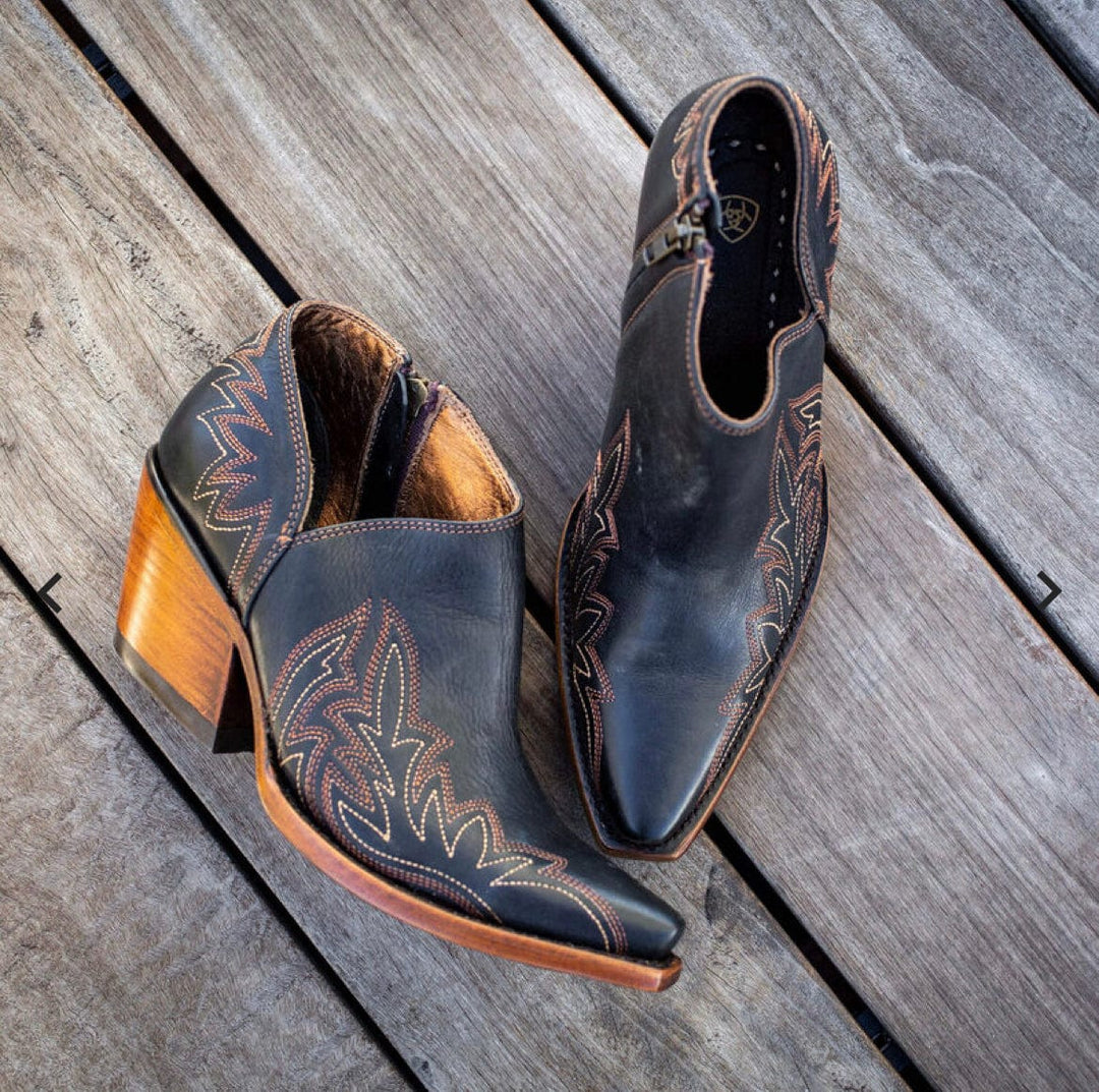 Jolene Western Boot-Black-Boots-Ariat-Whiskey Ray's Boutique, Women's Western Wear Boutique in Waxahachie, TX