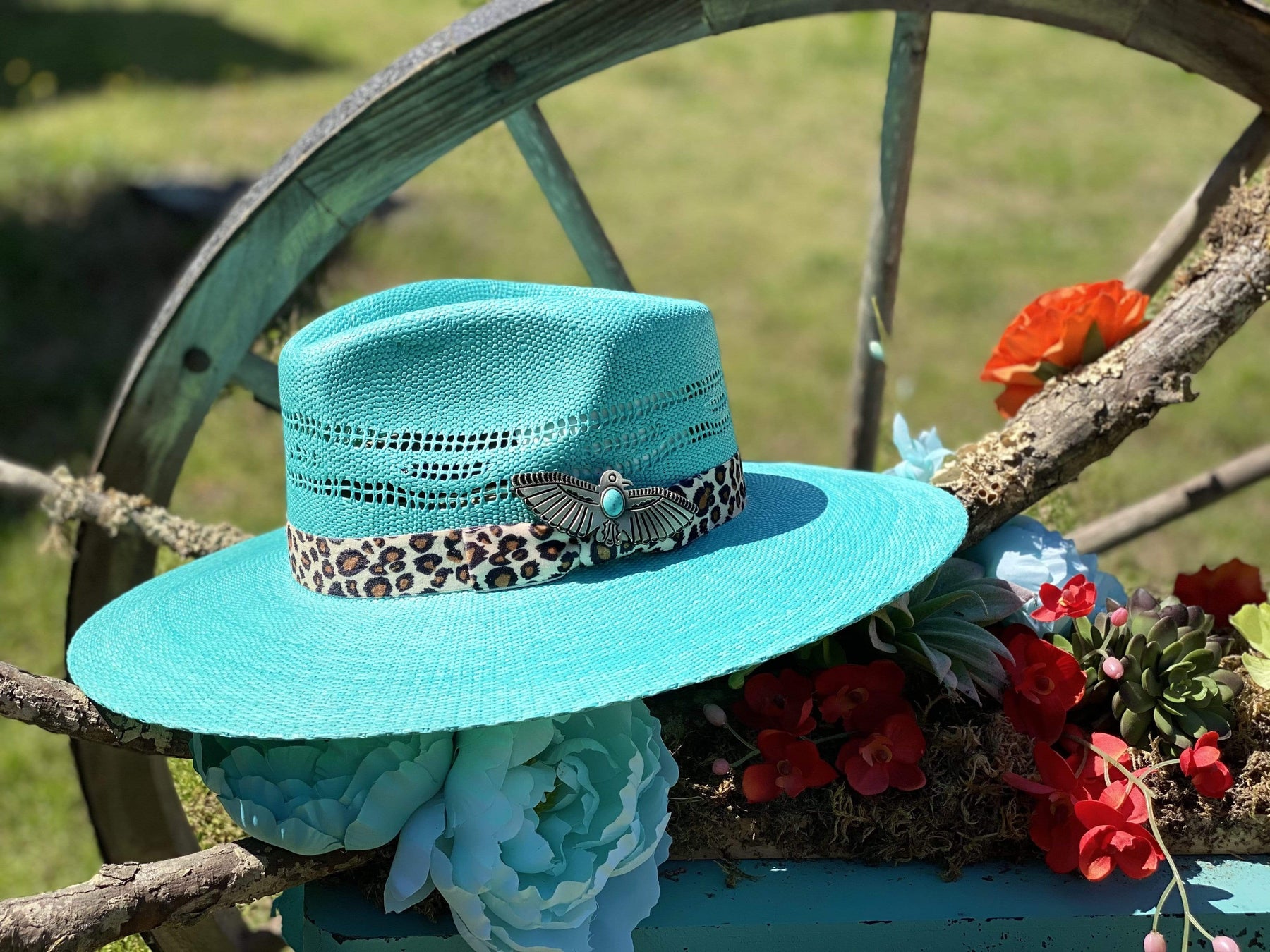 Turquoise charlie best sale 1 horse hat
