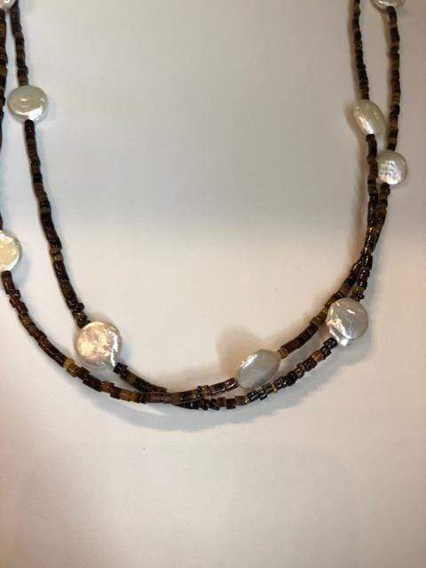 Letti Double Strand Custom Necklaces-Necklaces-Chelsea Collette-Whiskey Ray's Boutique, Women's Western Wear Boutique in Waxahachie, TX