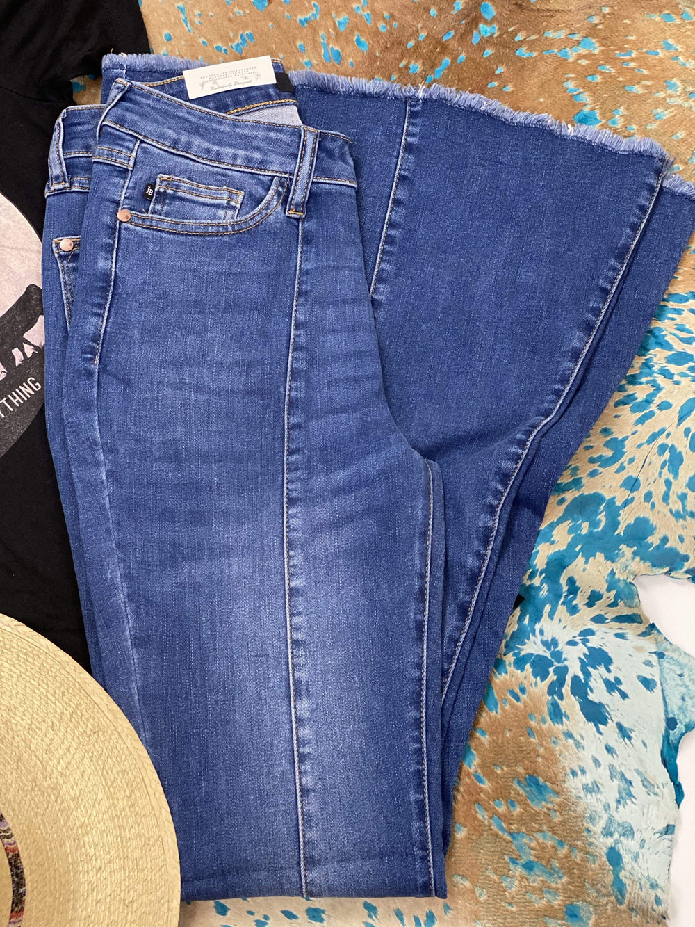 High-Rise Flares-Jeans-Judy Blue-Whiskey Ray's Boutique, Women's Western Wear Boutique in Waxahachie, TX