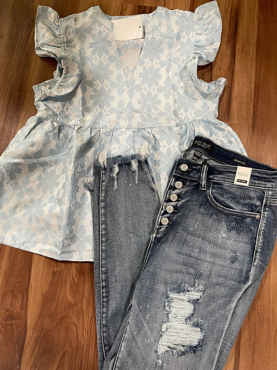 Judy Blue Hi-Waist Buttonfly-Jeans-Judy Blue-Whiskey Ray's Boutique, Women's Western Wear Boutique in Waxahachie, TX