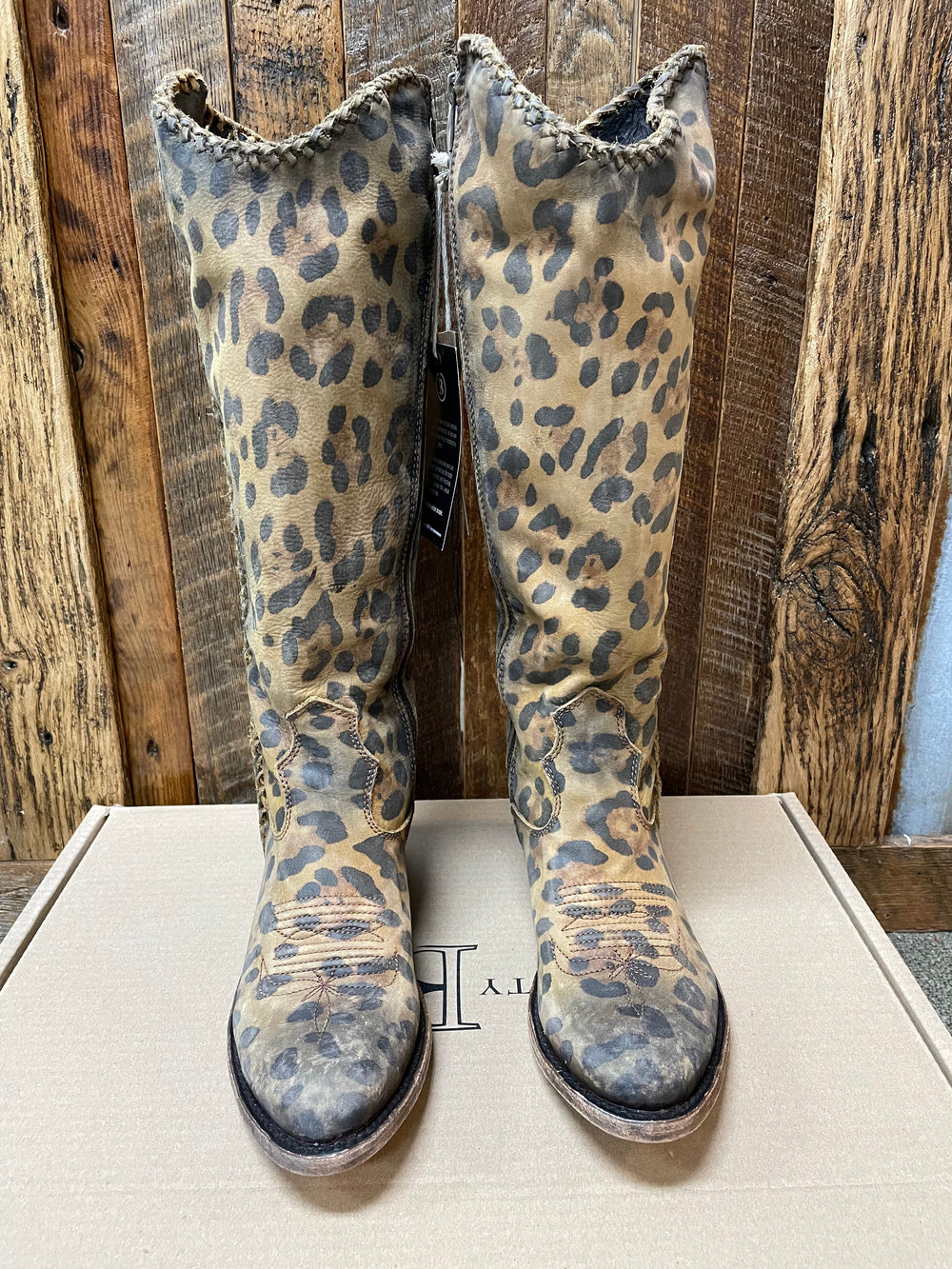 Liberty Black Chita Miel Cheetah-Boots-Liberty Black Boots-Whiskey Ray's Boutique, Women's Western Wear Boutique in Waxahachie, TX