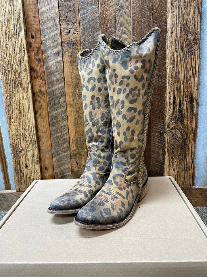 Liberty Black Chita Miel Cheetah-Boots-Liberty Black Boots-Whiskey Ray's Boutique, Women's Western Wear Boutique in Waxahachie, TX