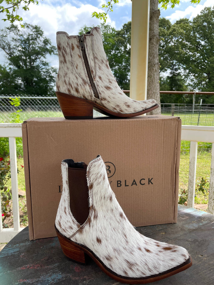 Pelo Granizo Cowhide Liberty Black Boots-Boots-Liberty Black Boots-Whiskey Ray's Boutique, Women's Western Wear Boutique in Waxahachie, TX