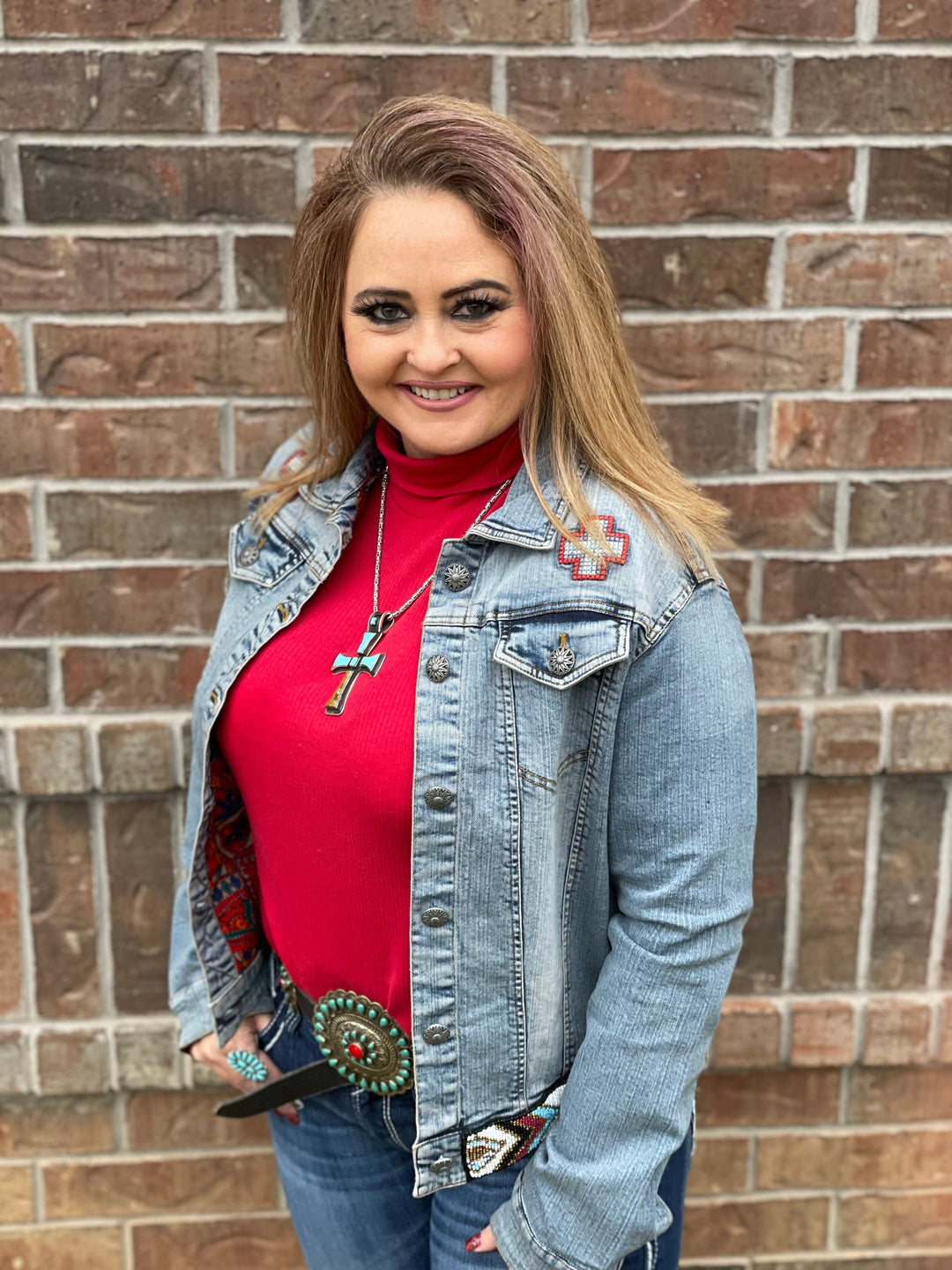 Bryn Jean Jacket-Coats & Jackets-Madison Creek Outfitters-Whiskey Ray's Boutique, Women's Western Wear Boutique in Waxahachie, TX