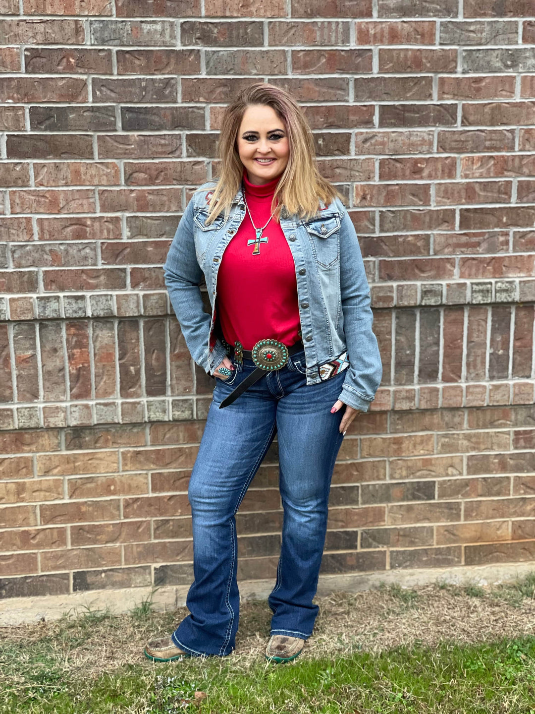 Bryn Jean Jacket-Coats & Jackets-Madison Creek Outfitters-Whiskey Ray's Boutique, Women's Western Wear Boutique in Waxahachie, TX