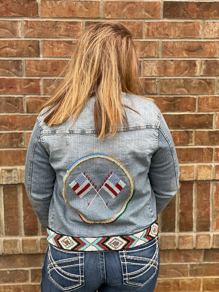Bryn Jean Jacket-Coats & Jackets-Madison Creek Outfitters-Whiskey Ray's Boutique, Women's Western Wear Boutique in Waxahachie, TX