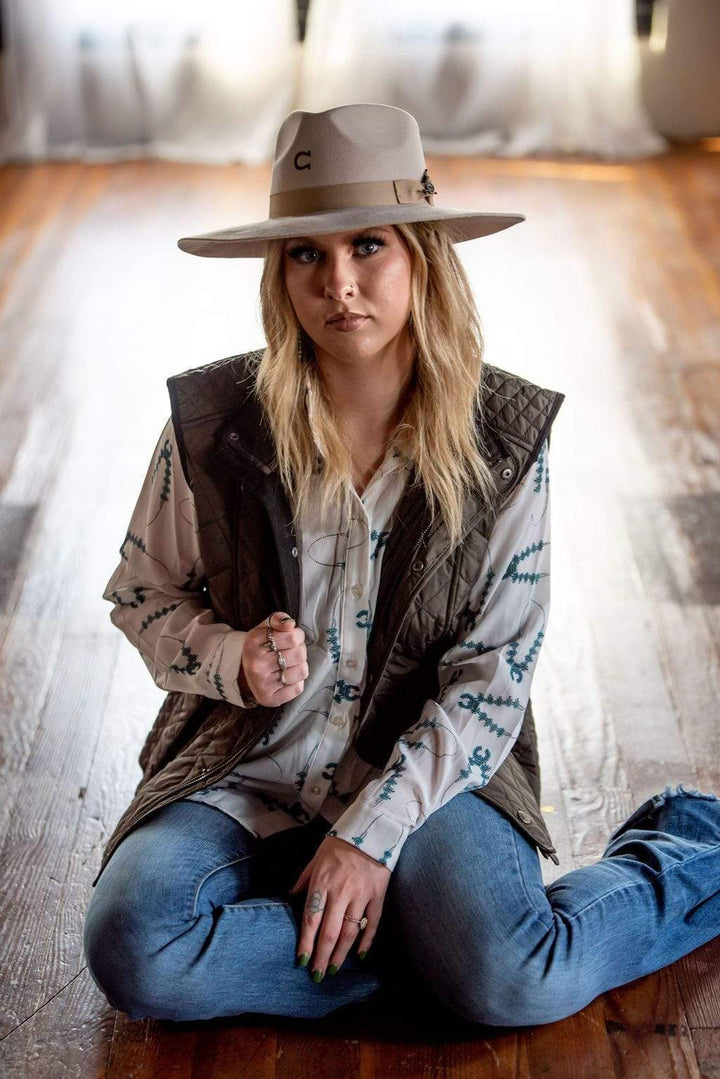 Vista Quilted Vest-Vests-Madison Creek Outfitters-Whiskey Ray's Boutique, Women's Western Wear Boutique in Waxahachie, TX