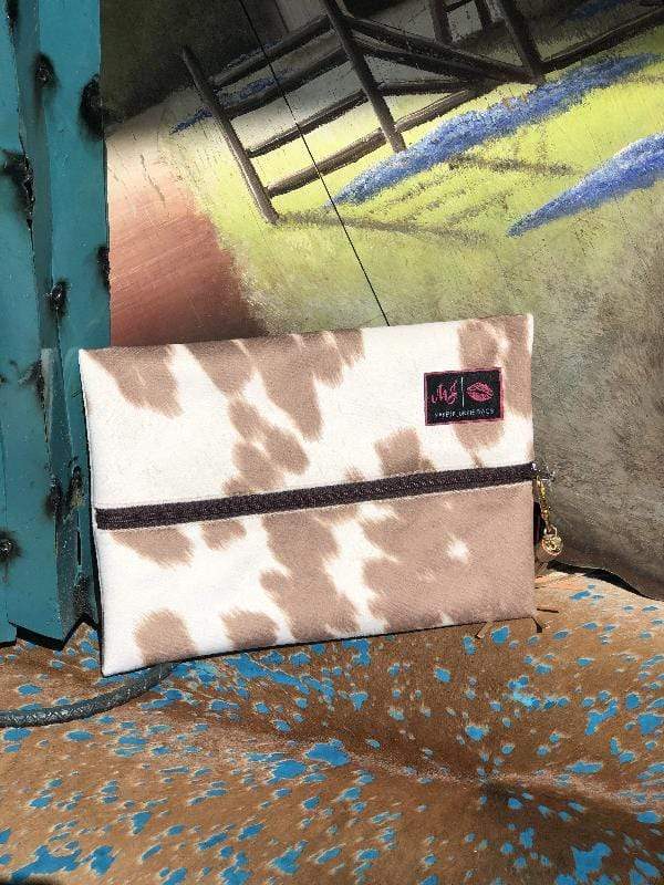 Makeup Junkie Bag Tan your hide-Makeup Bags-Makeup Junkie Bags-Whiskey Ray's Boutique, Women's Western Wear Boutique in Waxahachie, TX