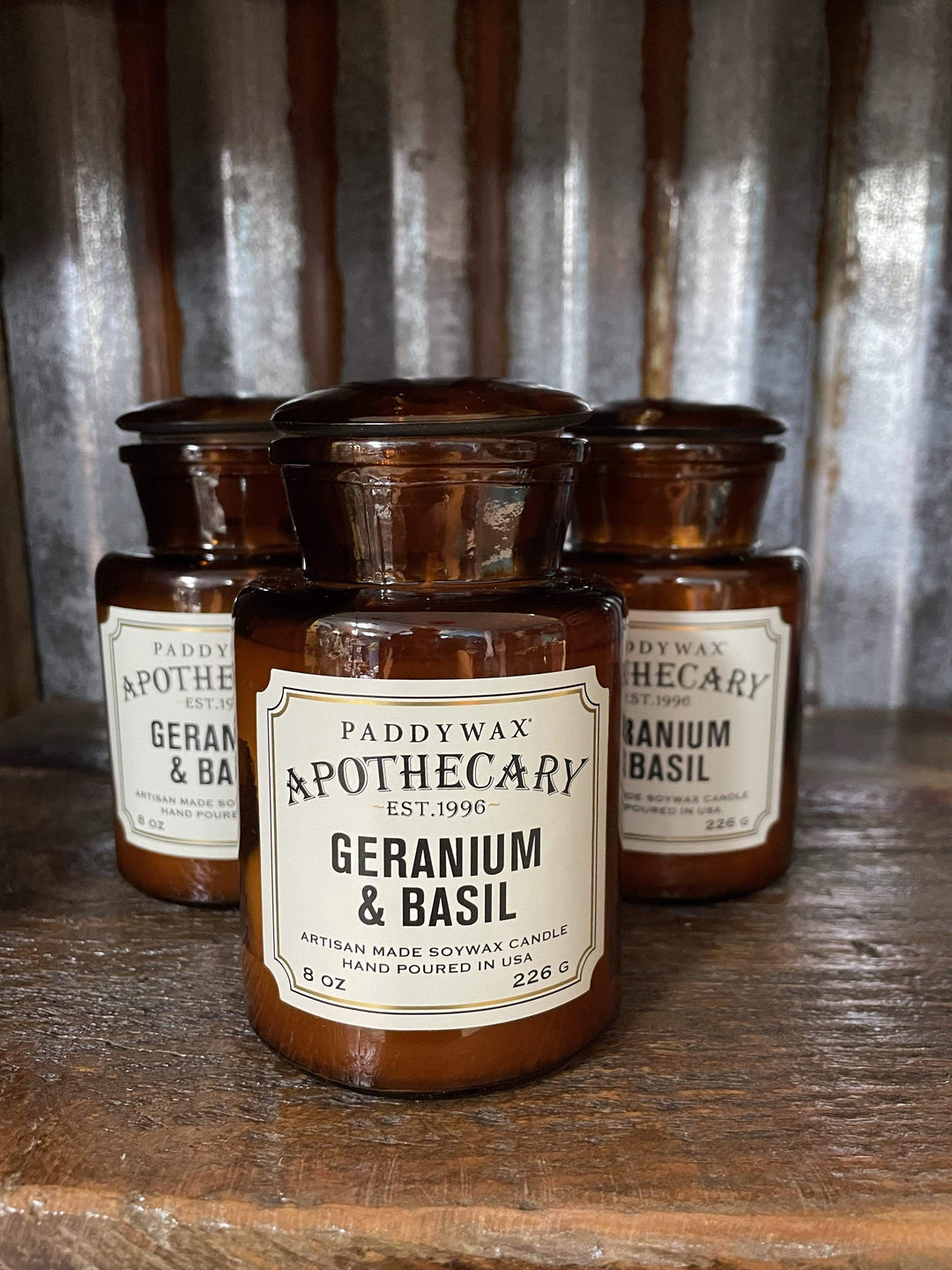 Geranium & Basil-Candles-Paddywax-Whiskey Ray's Boutique, Women's Western Wear Boutique in Waxahachie, TX