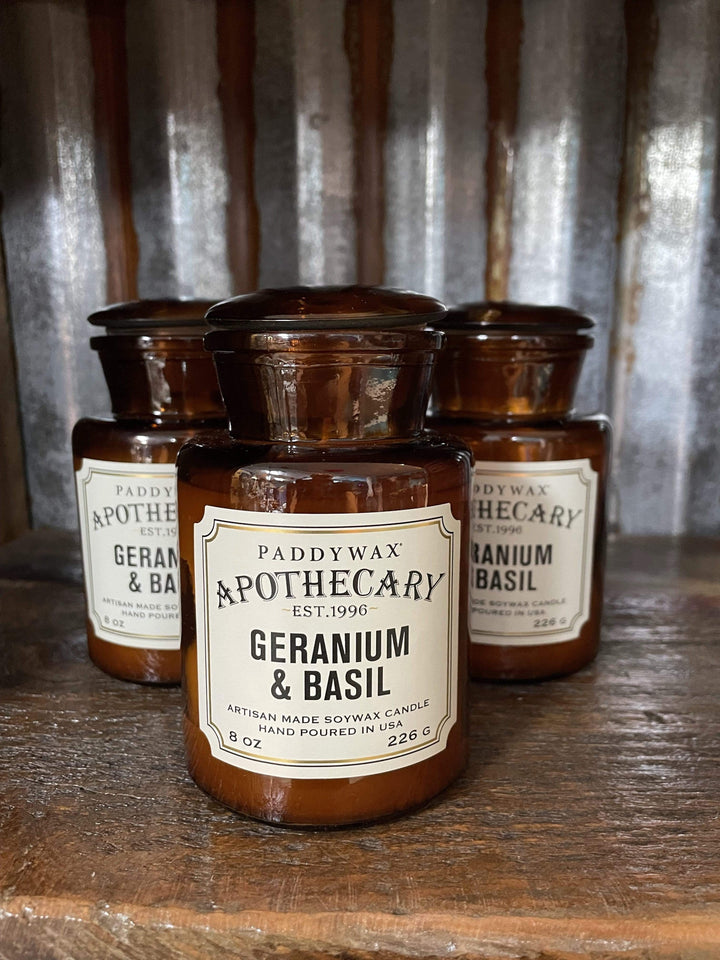 Geranium & Basil-Candles-Paddywax-Whiskey Ray's Boutique, Women's Western Wear Boutique in Waxahachie, TX