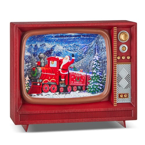 Santa Express Musical Lighted Water Tv-Seasonal-Raz Imports-Whiskey Ray's Boutique, Women's Western Wear Boutique in Waxahachie, TX