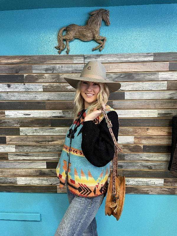 Rhonda Stark Southwest lined Vest-Vests-Rhonda Stark Designs-Whiskey Ray's Boutique, Women's Western Wear Boutique in Waxahachie, TX
