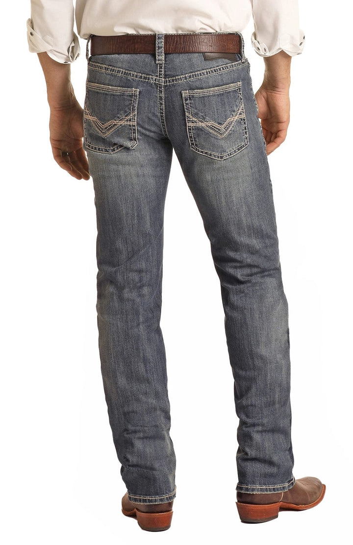 Rock & Roll Denim Pistol Stackable Boot Jeans-Men’s Jeans-Rock & Roll Denim-Whiskey Ray's Boutique, Women's Western Wear Boutique in Waxahachie, TX