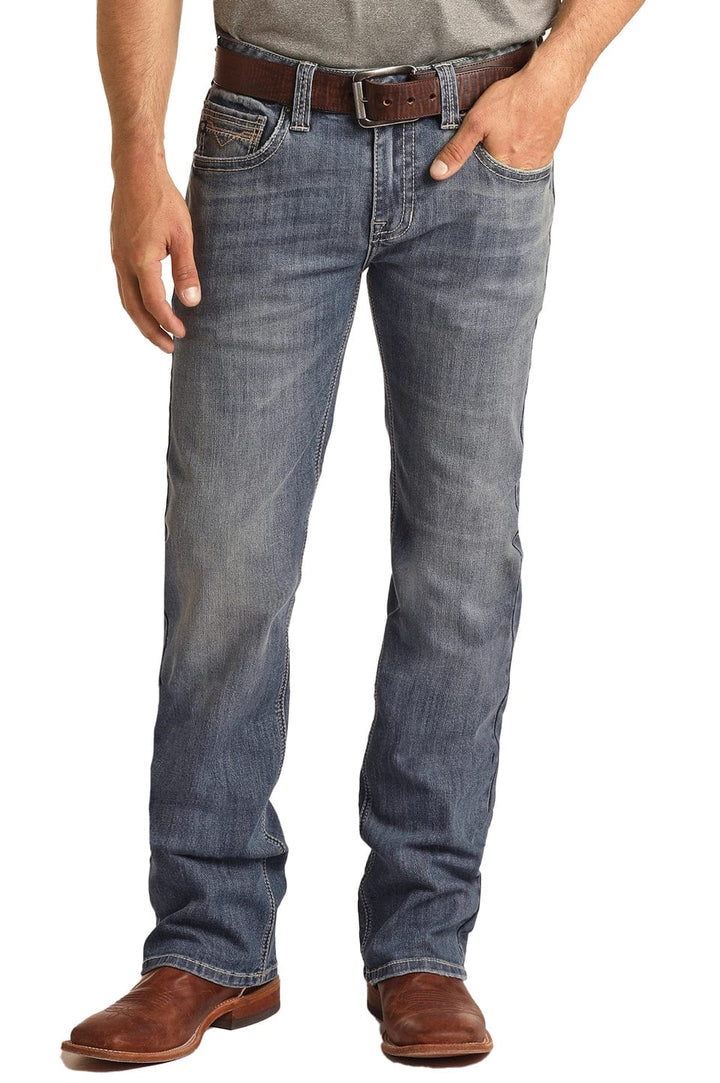 Rock & Roll Denim Reflex Straight Jean-Men’s Jeans-Rock & Roll Denim-Whiskey Ray's Boutique, Women's Western Wear Boutique in Waxahachie, TX