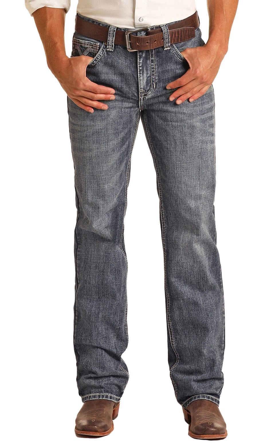 Rock & Roll Denim Relaxed fit Jeans-Men’s Jeans-Rock & Roll Denim-Whiskey Ray's Boutique, Women's Western Wear Boutique in Waxahachie, TX