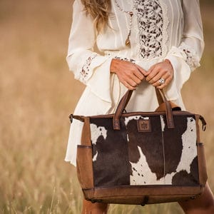 STS Ranchwear Cowhide Diaper bag-Handbags-STS Ranchwear-Whiskey Ray's Boutique, Women's Western Wear Boutique in Waxahachie, TX