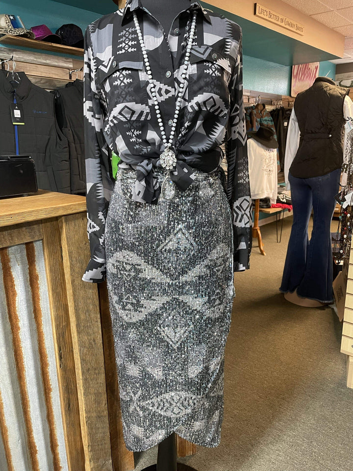 Tasha Polizzi Nora Skirt-Skirts-Whiskey Ray's Boutique-Whiskey Ray's Boutique, Women's Western Wear Boutique in Waxahachie, TX
