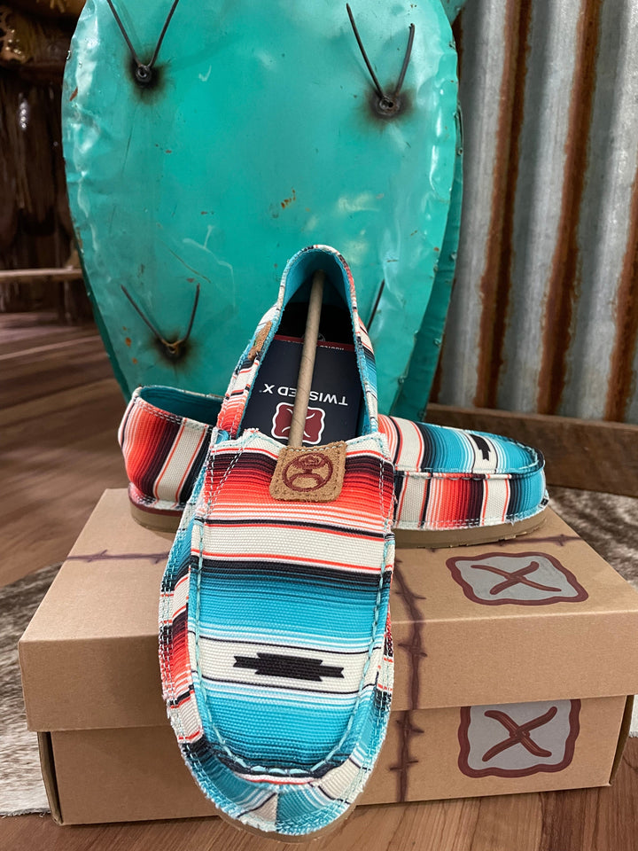 Hooey Sunset Serape slip on Loper-Slip Ons-Twisted X-Whiskey Ray's Boutique, Women's Western Wear Boutique in Waxahachie, TX