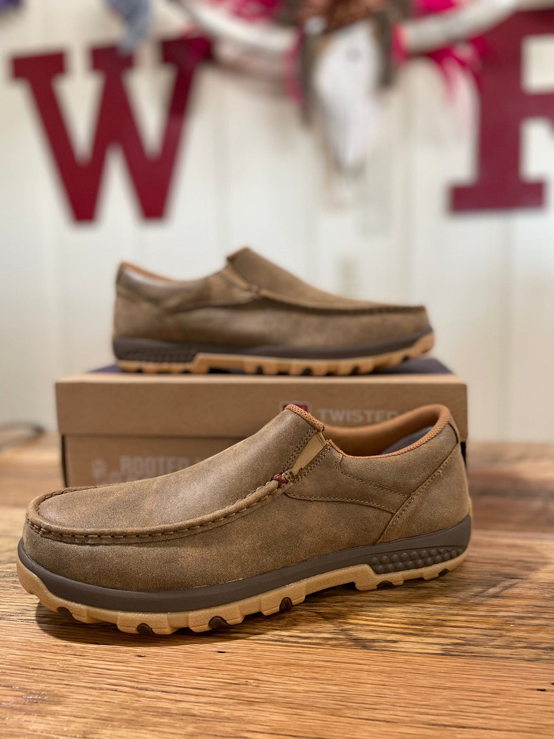 Men’s Twisted X Cellstretch casual slipon bomber-Slip Ons-Twisted X-Whiskey Ray's Boutique, Women's Western Wear Boutique in Waxahachie, TX