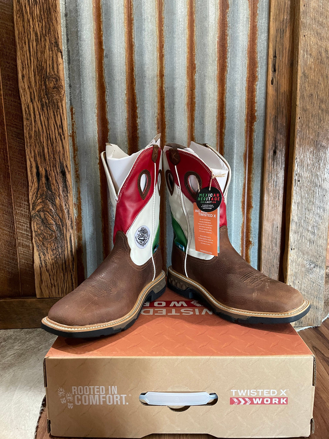 Twisted X Mexican Heritage Western Work Boot-Boots-Twisted X-Whiskey Ray's Boutique, Women's Western Wear Boutique in Waxahachie, TX