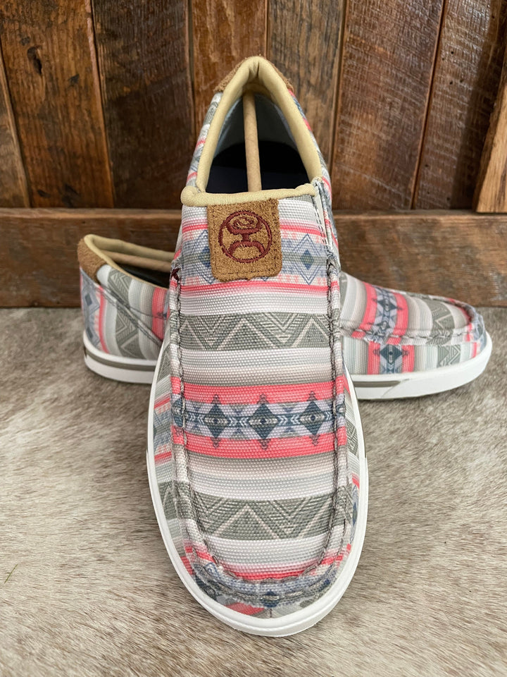 Hooey slip on Loper Pink Multi-Slip Ons-Twisted X-Whiskey Ray's Boutique, Women's Western Wear Boutique in Waxahachie, TX