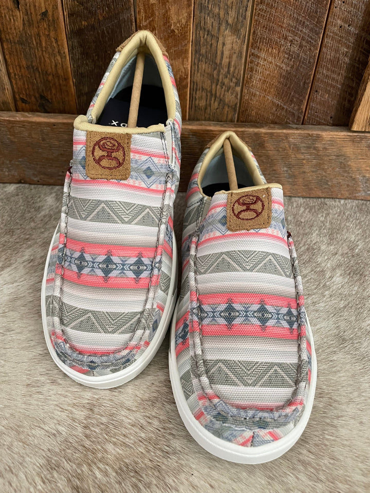 Hooey slip on Loper Pink Multi-Slip Ons-Twisted X-Whiskey Ray's Boutique, Women's Western Wear Boutique in Waxahachie, TX