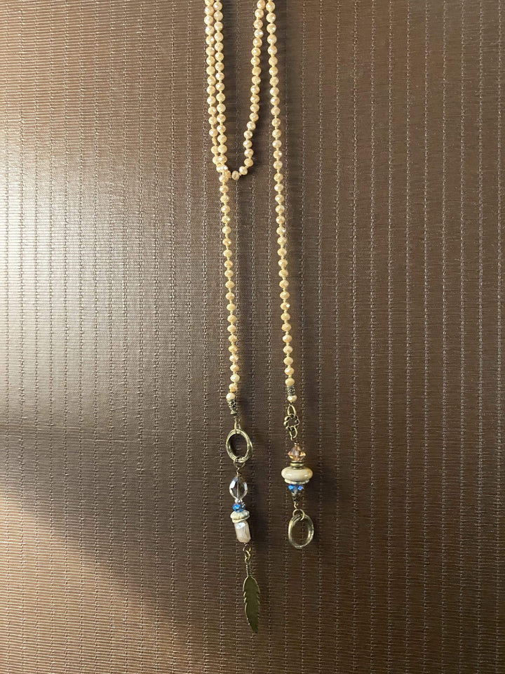 Extra long Beaded Necklace-Necklaces-Whiskey Ray's Boutique-Whiskey Ray's Boutique, Women's Western Wear Boutique in Waxahachie, TX