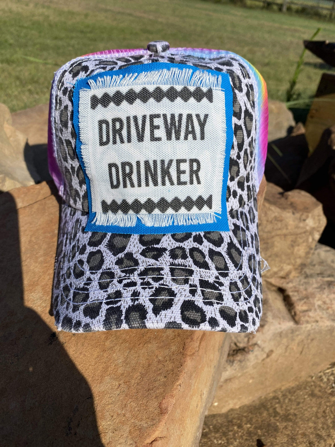 Leopard Tie/Dye Cap-Hats-Whiskey Ray's Boutique-Whiskey Ray's Boutique, Women's Western Wear Boutique in Waxahachie, TX