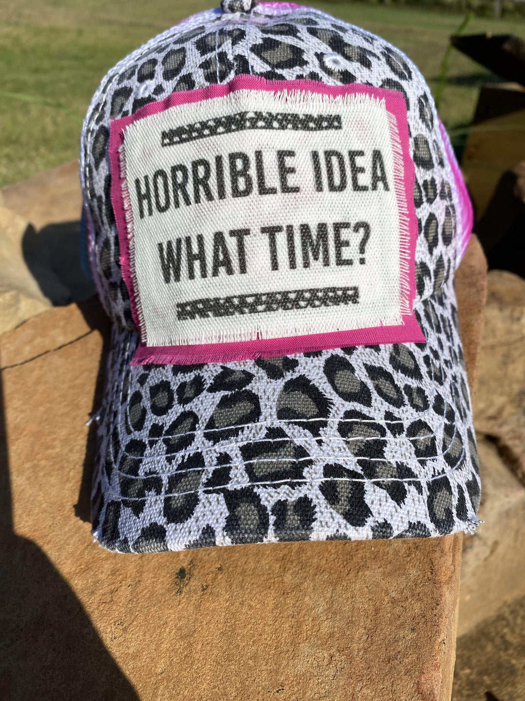 Leopard Tie/Dye Cap-Hats-Whiskey Ray's Boutique-Whiskey Ray's Boutique, Women's Western Wear Boutique in Waxahachie, TX