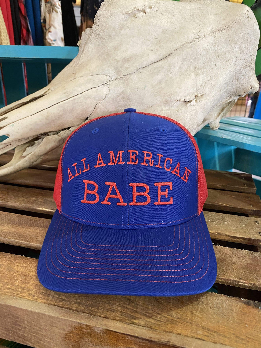 All American babe Hat-Hats-Whiskey Ray's Boutique-Whiskey Ray's Boutique, Women's Western Wear Boutique in Waxahachie, TX