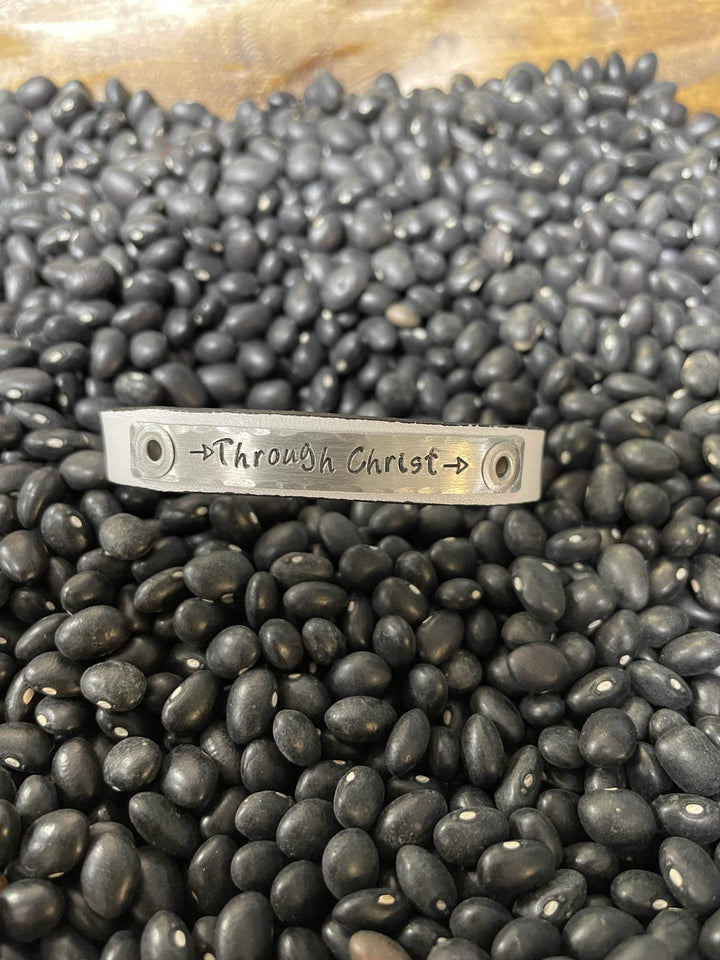 Scripture Leather Skinny Bracelet-Bracelets-Whiskey Ray's Boutique-Whiskey Ray's Boutique, Women's Western Wear Boutique in Waxahachie, TX