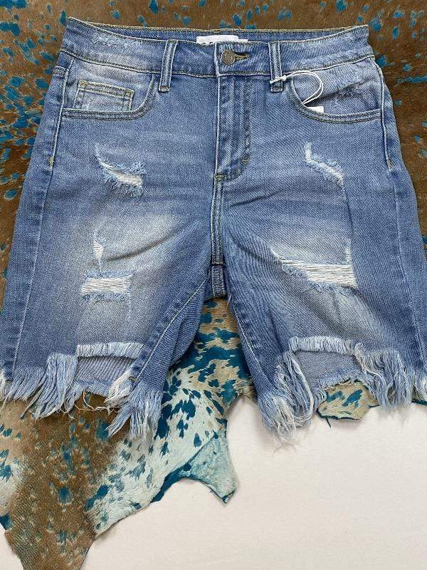 High Rise shorts-Shorts-Whiskey Ray's Boutique-Whiskey Ray's Boutique, Women's Western Wear Boutique in Waxahachie, TX