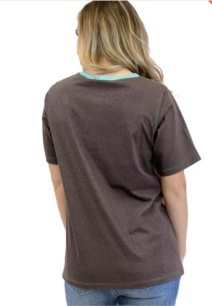 Buffalo Roam Shirt-Short Sleeves-Whiskey Ray's Boutique-Whiskey Ray's Boutique, Women's Western Wear Boutique in Waxahachie, TX