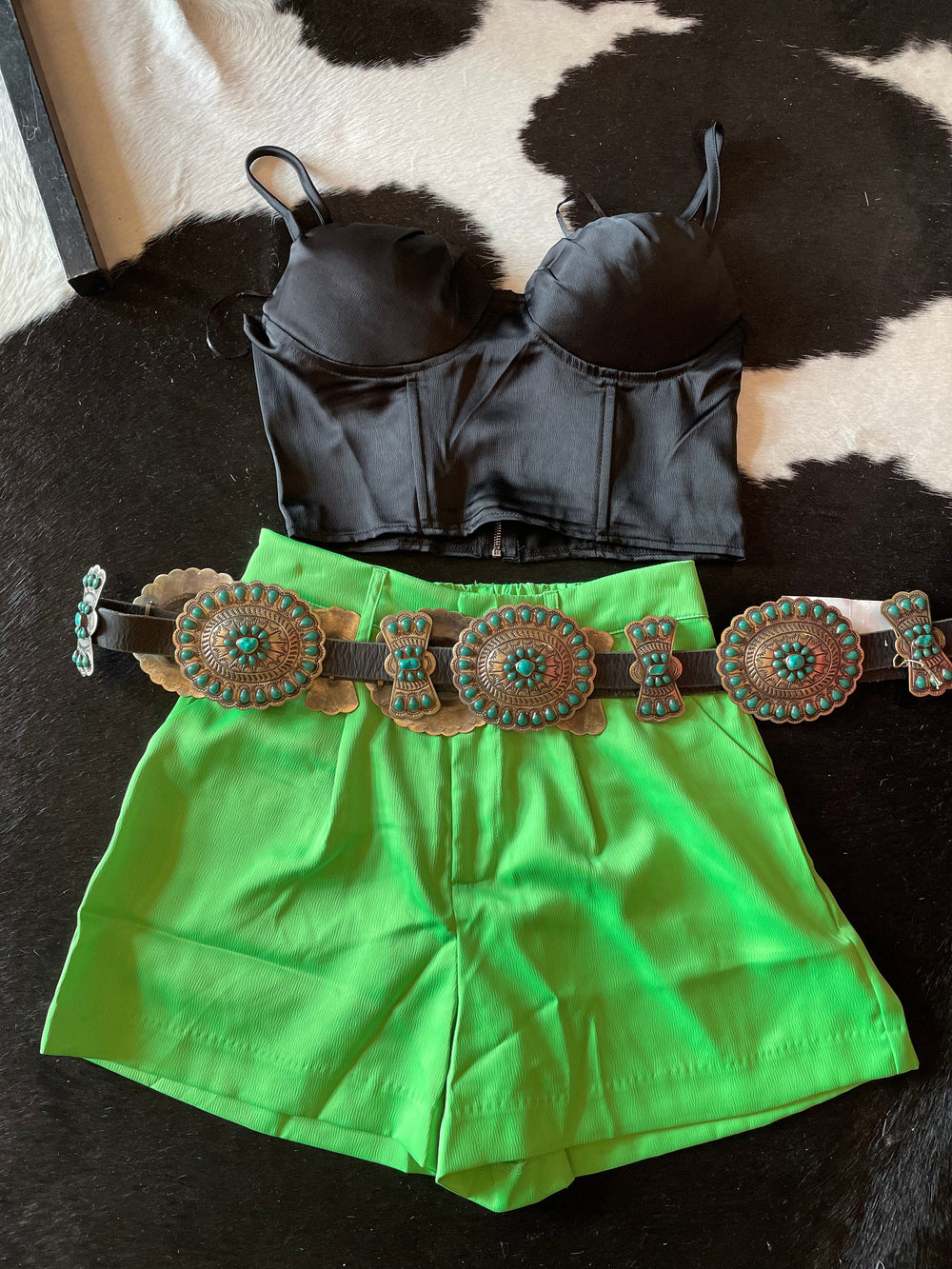 Bustier Top- Black-Shorts-Whiskey Ray's Boutique-Whiskey Ray's Boutique, Women's Western Wear Boutique in Waxahachie, TX
