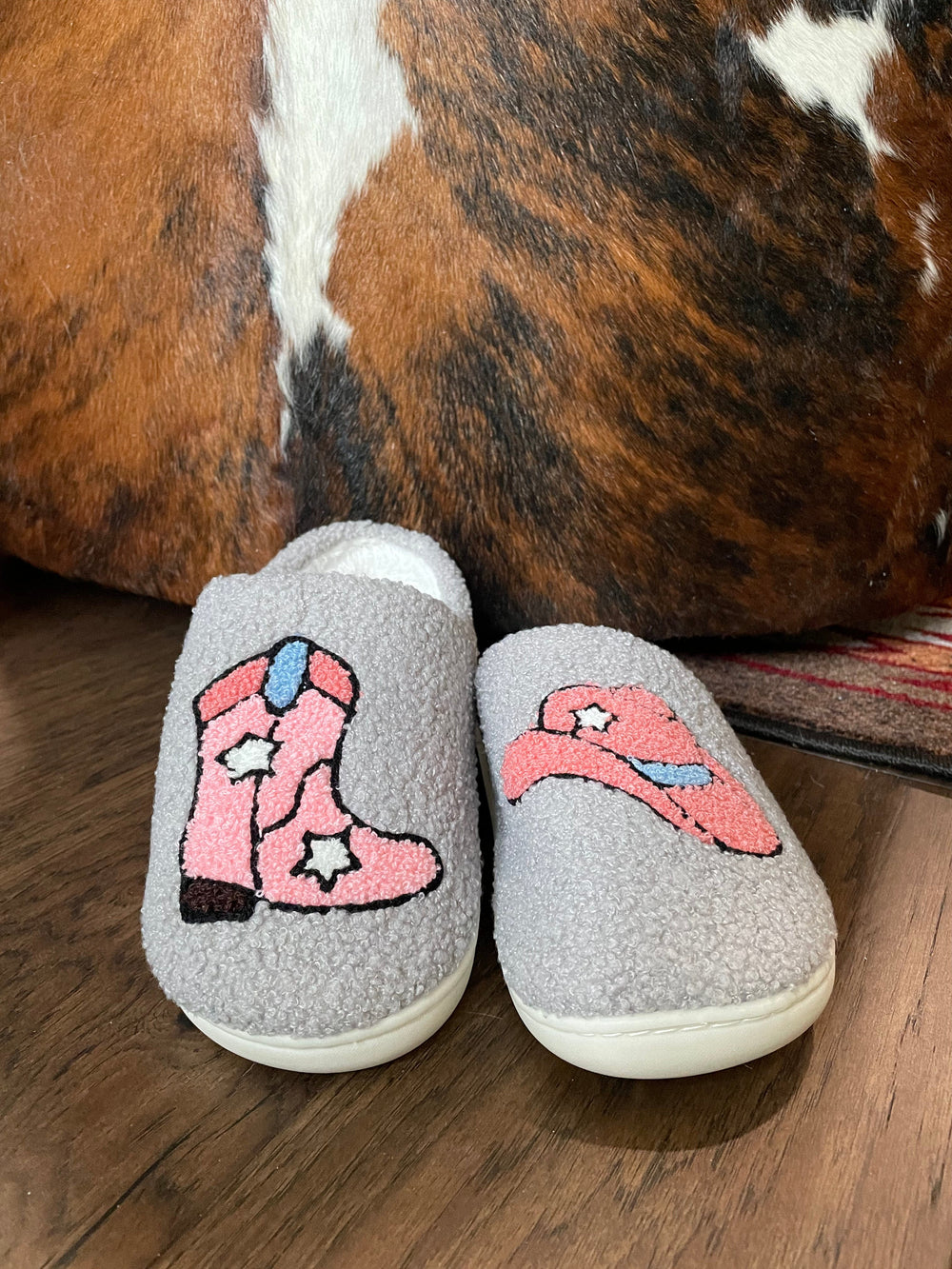 Cowgirl Slippers-Slippers-Whiskey Ray's Boutique-Whiskey Ray's Boutique, Women's Western Wear Boutique in Waxahachie, TX