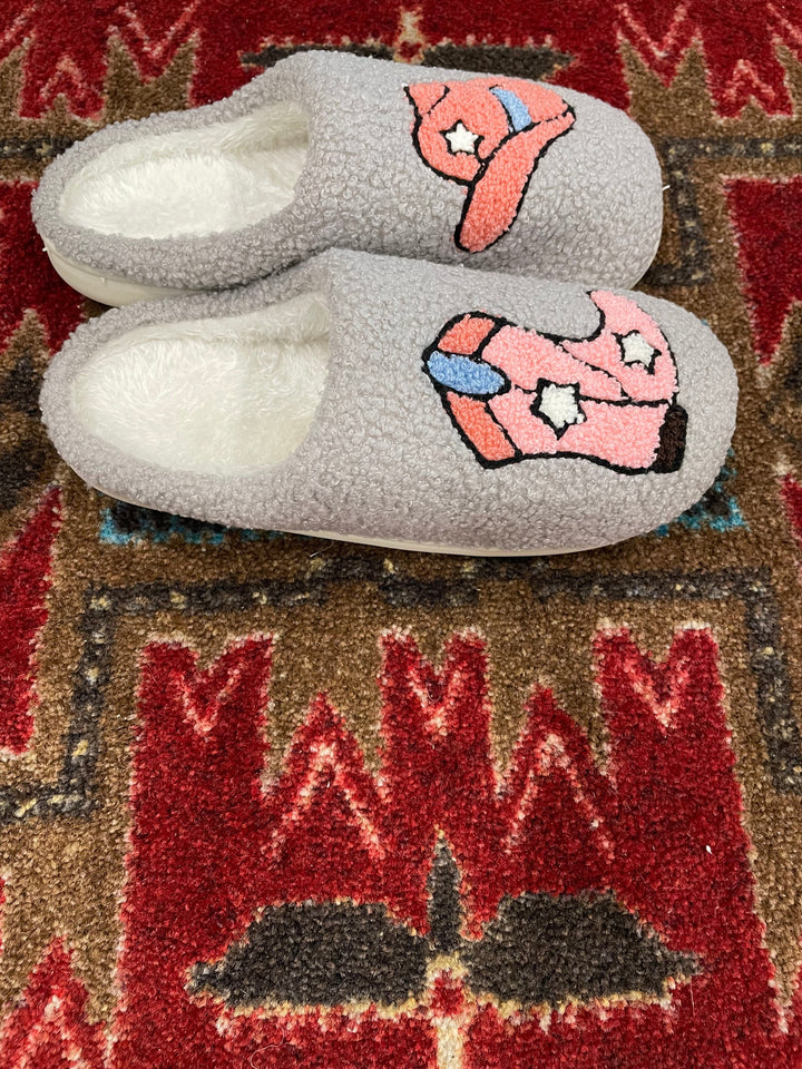 Cowgirl Slippers-Slippers-Whiskey Ray's Boutique-Whiskey Ray's Boutique, Women's Western Wear Boutique in Waxahachie, TX