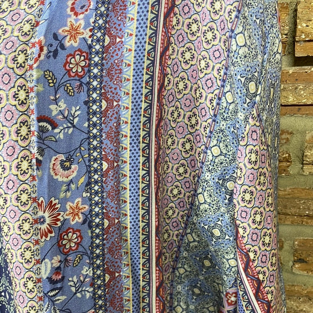 Floral print Duster-Cardigans-Whiskey Ray's Boutique-Whiskey Ray's Boutique, Women's Western Wear Boutique in Waxahachie, TX