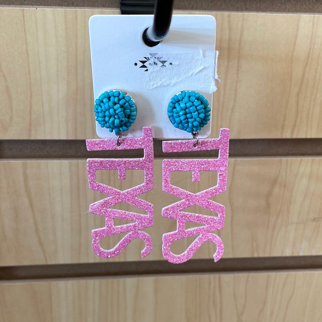 Texas Sparkle Earrings-Earrings-Whiskey Ray's Boutique-Whiskey Ray's Boutique, Women's Western Wear Boutique in Waxahachie, TX