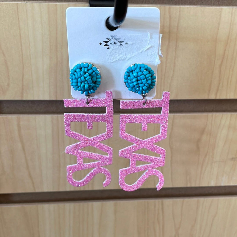 Texas Sparkle Earrings-Earrings-Whiskey Ray's Boutique-Whiskey Ray's Boutique, Women's Western Wear Boutique in Waxahachie, TX
