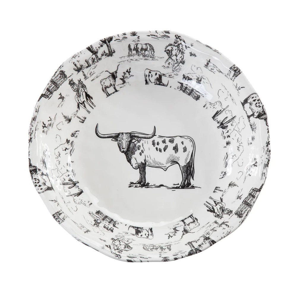RANCH LIFE MELAMINE DINNERWARE SET-Tableware-Whiskey Ray's Boutique-Whiskey Ray's Boutique, Women's Western Wear Boutique in Waxahachie, TX
