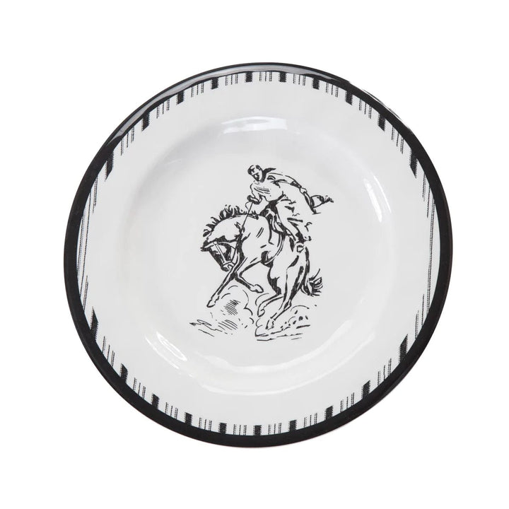 RANCH LIFE MELAMINE DINNERWARE SET-Tableware-Whiskey Ray's Boutique-Whiskey Ray's Boutique, Women's Western Wear Boutique in Waxahachie, TX