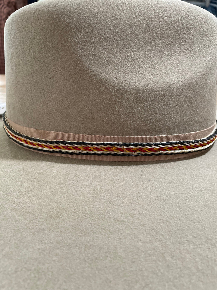 Red and Yellow Genuine Horsehair Hat Band-Hat Bands-Whiskey Ray's Boutique-Whiskey Ray's Boutique, Women's Western Wear Boutique in Waxahachie, TX