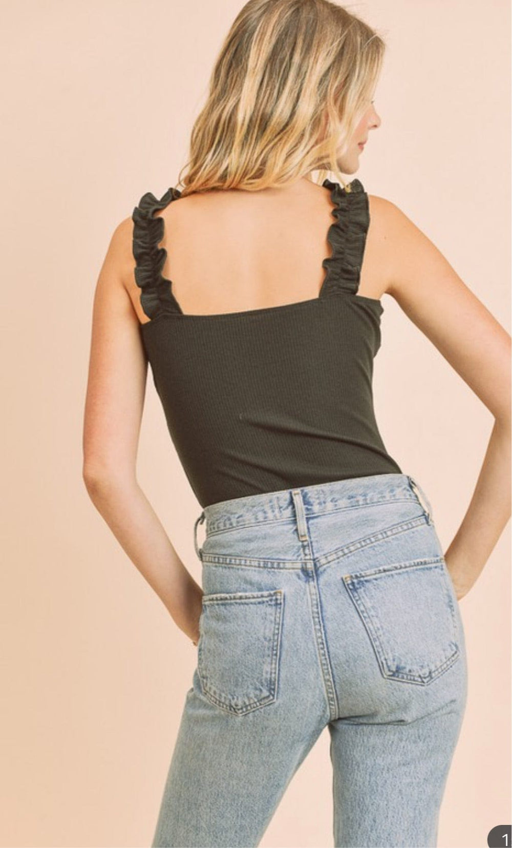 Ribbed bodysuit-Bodysuits-Whiskey Ray's Boutique-Whiskey Ray's Boutique, Women's Western Wear Boutique in Waxahachie, TX