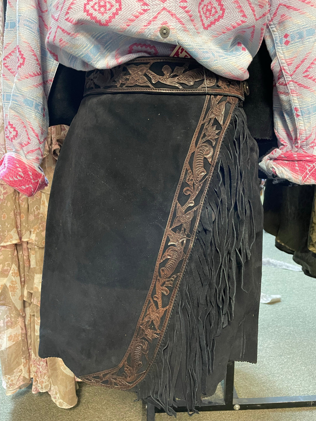 Sedona Carved Skirt-Skirts-Whiskey Ray's Boutique-Whiskey Ray's Boutique, Women's Western Wear Boutique in Waxahachie, TX