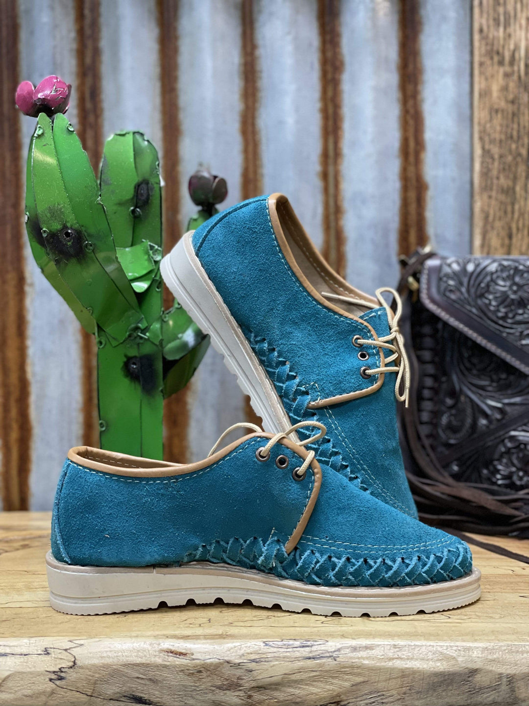 Lace Up Suede Moccasin-Moccasins-Whiskey Ray's Boutique-Whiskey Ray's Boutique, Women's Western Wear Boutique in Waxahachie, TX