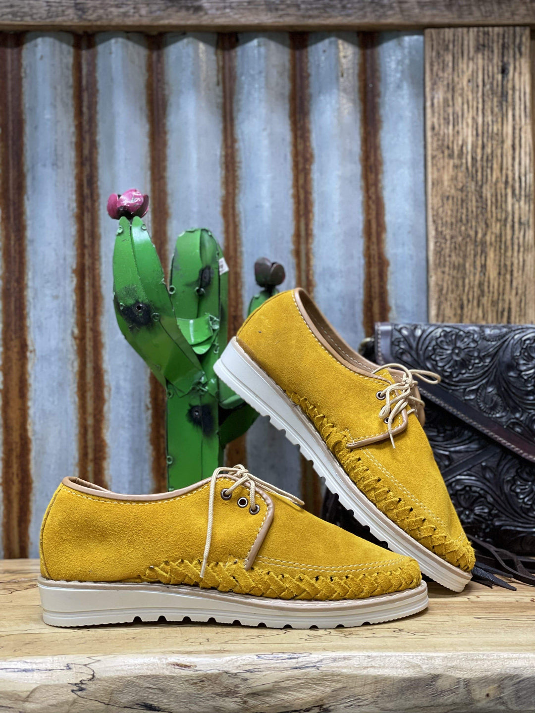 Lace Up Suede Moccasin-Moccasins-Whiskey Ray's Boutique-Whiskey Ray's Boutique, Women's Western Wear Boutique in Waxahachie, TX
