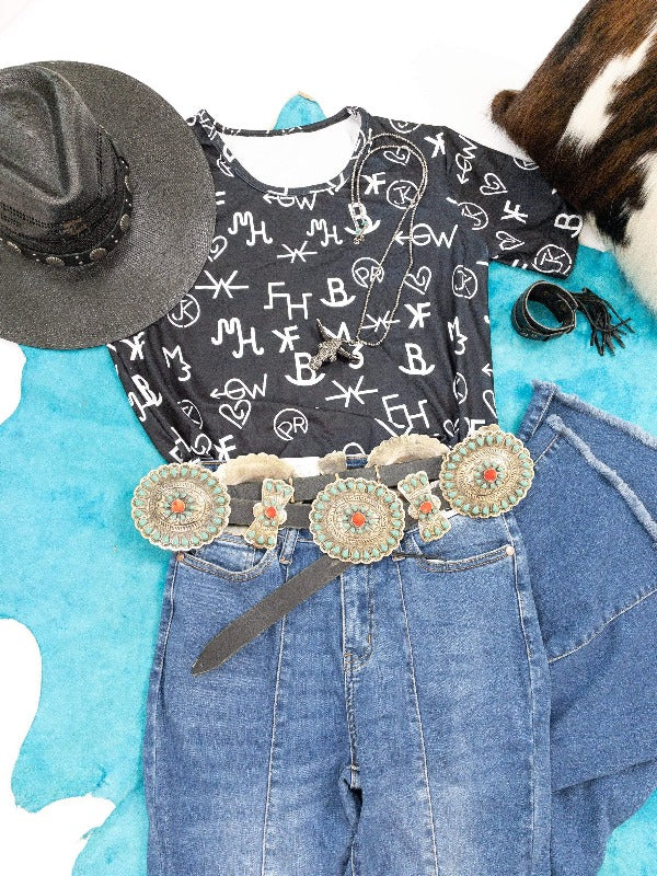 Brand It Tee-Graphic Tops-Whiskey Ray's Boutique-Whiskey Ray's Boutique, Women's Western Wear Boutique in Waxahachie, TX
